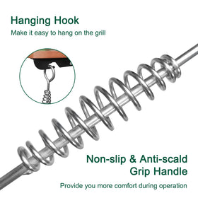 Quantfire-length check guide image helps choose the right grill fit.