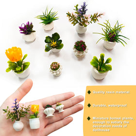 QuarenDen vibrant leaves add charm to dollhouse interiors and windowsills