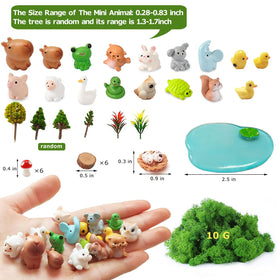 QuarenDen mushroom figurine brings bright color and charm to tiny garden scenes