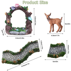 QuarenDen fairy pathways add charming strollable routes through your tiny garden.