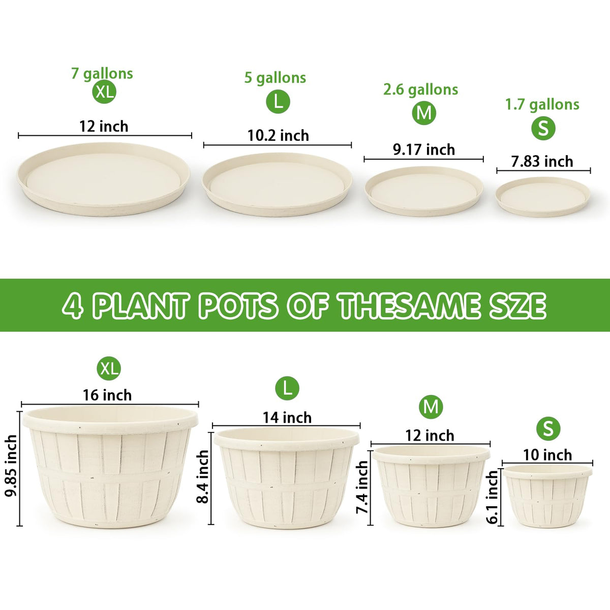 Quarut weather-resistant planter ideal for outdoor spaces.
