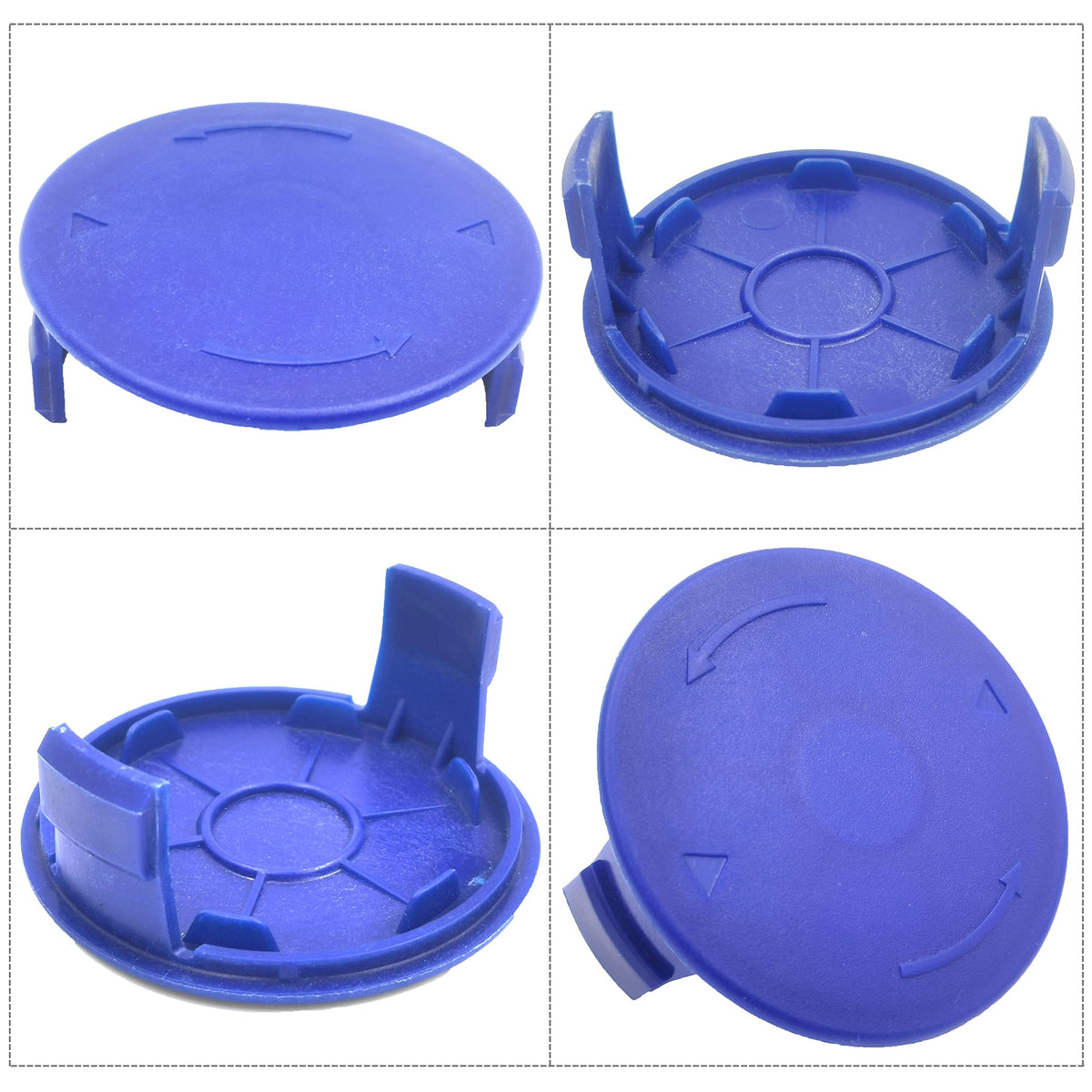 QUASION blue spool cap cover for Kobalt KST120X keeps spool in place.