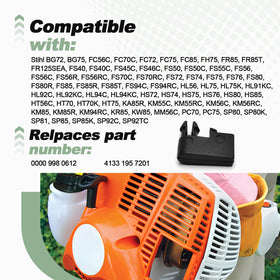 Quctaki recoil starter spring image showing correct tension for Stihl models