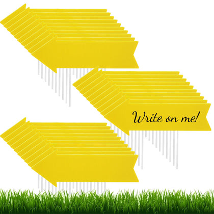 Queekay blank arrow yard sign 30-pack for clear event directions