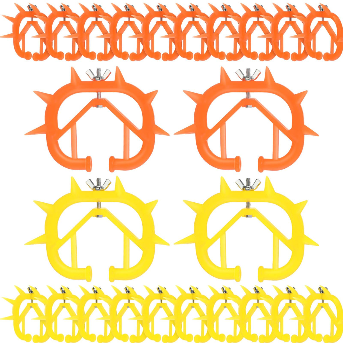Queekay orange calf nose ring close-up for easy color identification
