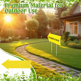 Queekay easy-install arrow signs for quick setup