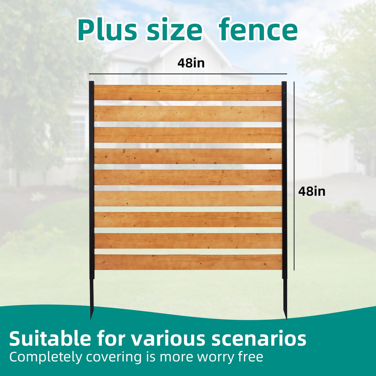 Quewoll windproof stakes keep the fence secure in windy conditions