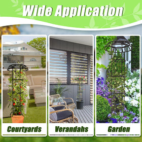 Quibbay Clematis Trellis 1-Pack provides reliable support for flowering climbers
