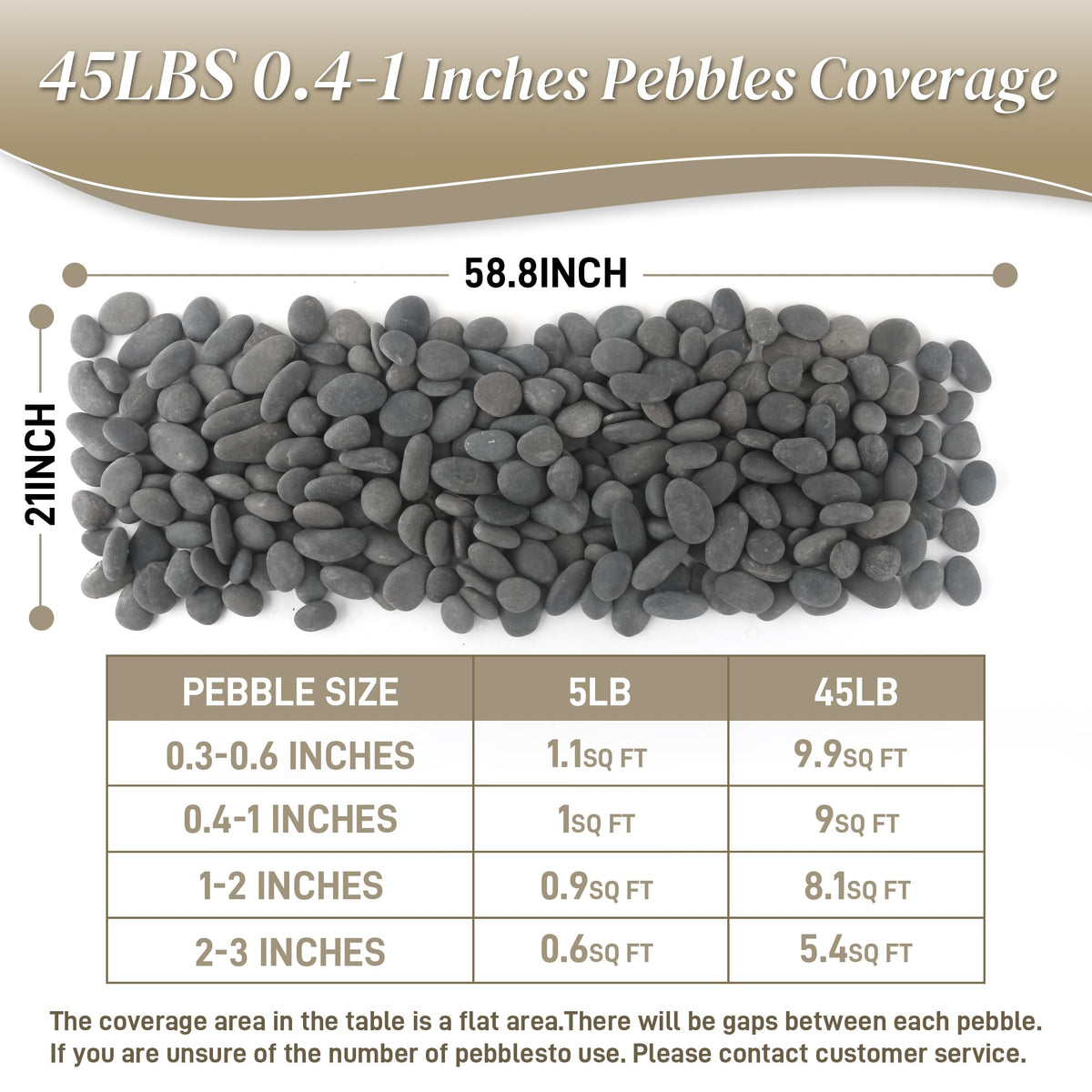 Quibbay stones aiding drainage in garden beds