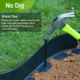 Quibbay no-dig installation simplifies boundary setup.