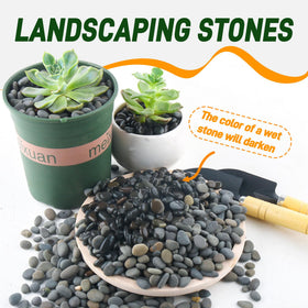 Quibbay plant top dressing pebbles for pots and containers