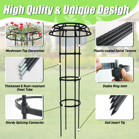 Quibbay Tomato and Rose Climbing Support helps plants grow vertically