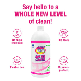 Eco-friendly formula of Quick N Brite hot tub cleaner is safe and effective.