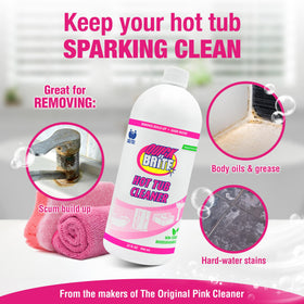 Rinsing cleaned surfaces with water after using Quick N Brite.