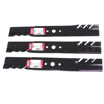 QuickieParts 3pk 90-685 mulching blades, 16-1/8 inch, for precise cut on 44-inch decks.