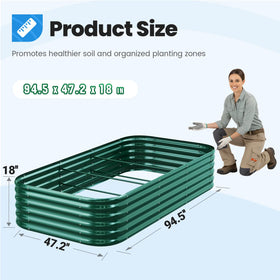 Quictent 18 inch tall bed in use in outdoor space