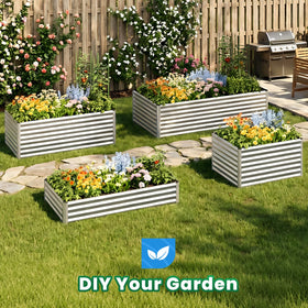 Quictent 24 cubic feet soil capacity enables generous planting space.