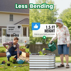 Quictent crossbar-detail view emphasizes sturdy reinforcement for long-lasting gardening beds.