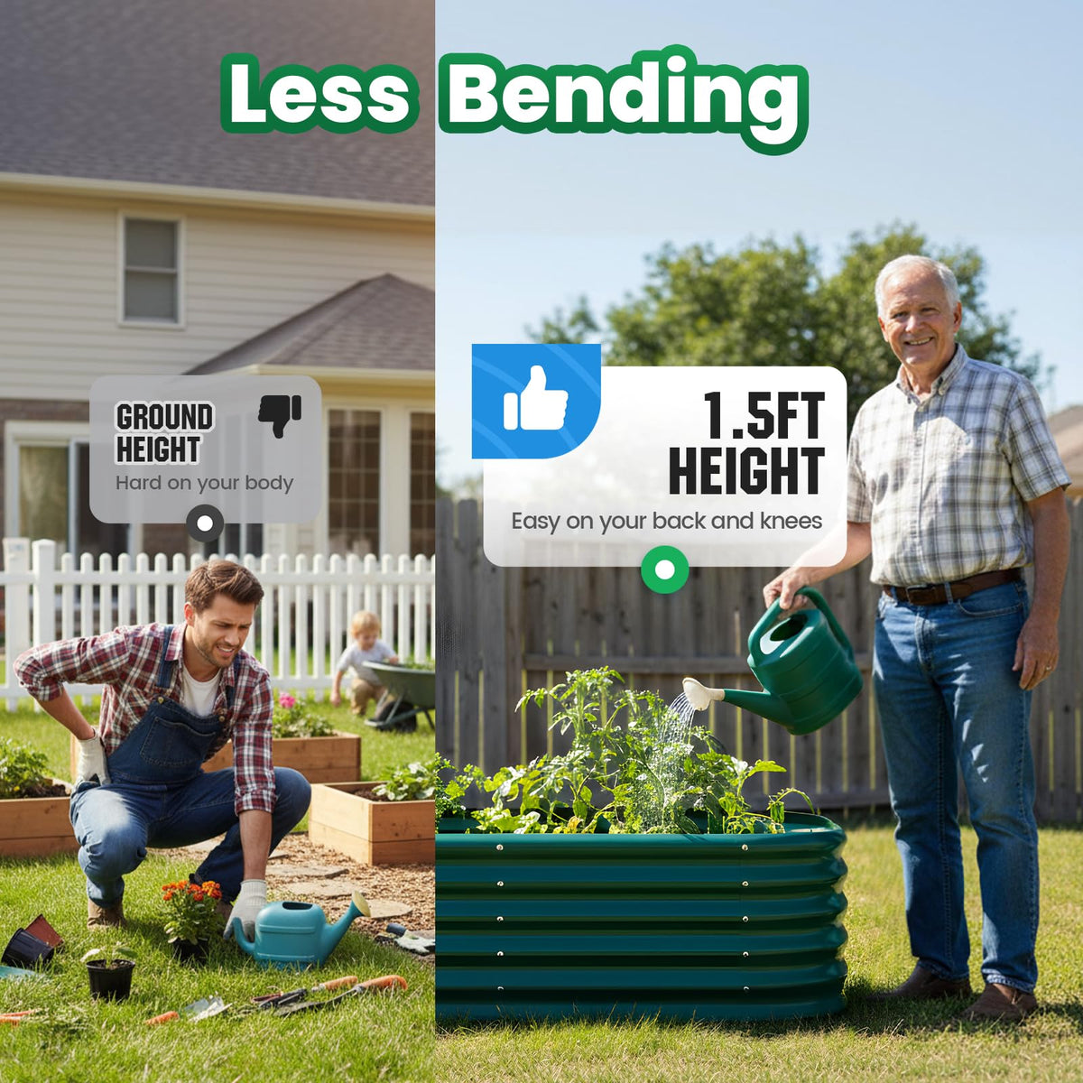 Quictent crossbar strengthened garden bed showing stability