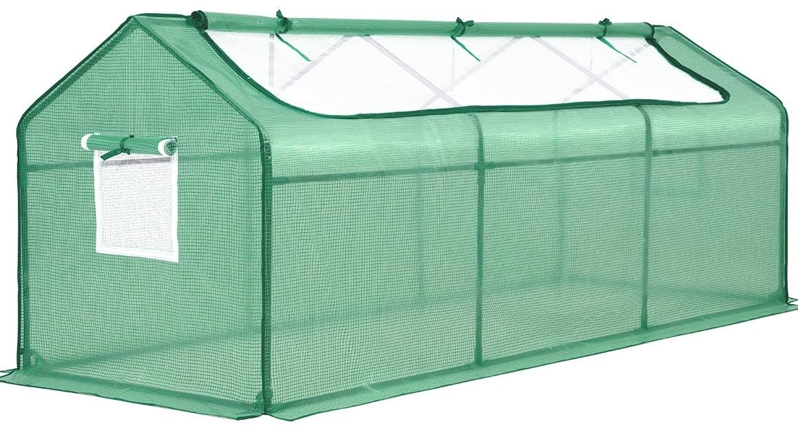 Quictent Mini Greenhouse with a durable frame for outdoor use