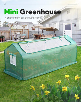 Quictent Mini Greenhouse quick setup for seedlings and starts