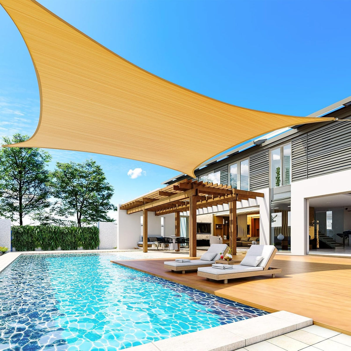 Quictent ideal for patios and gardens, creating a comfortable shaded retreat.