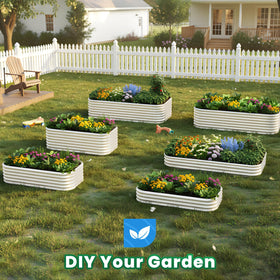 Quictent oval galvanized bed with vegetables demonstrates deep soil potential.