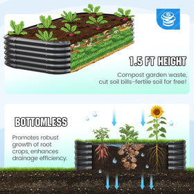 Quictent rolled edges safety design minimizes risk during planting and maintenance.