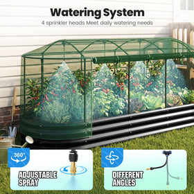 Quictent safety rolled edges for safe family gardening.