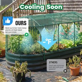 Quictent sturdy crossbars reinforce the bed's frame for heavier soil.