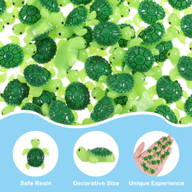 Quilax tiny turtle figures ideal for party decorations and crafts.