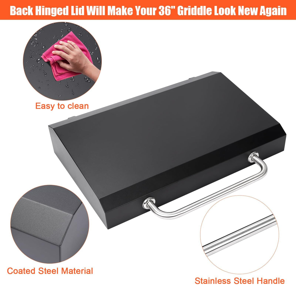 Mounting hardware included for secure patio installation
