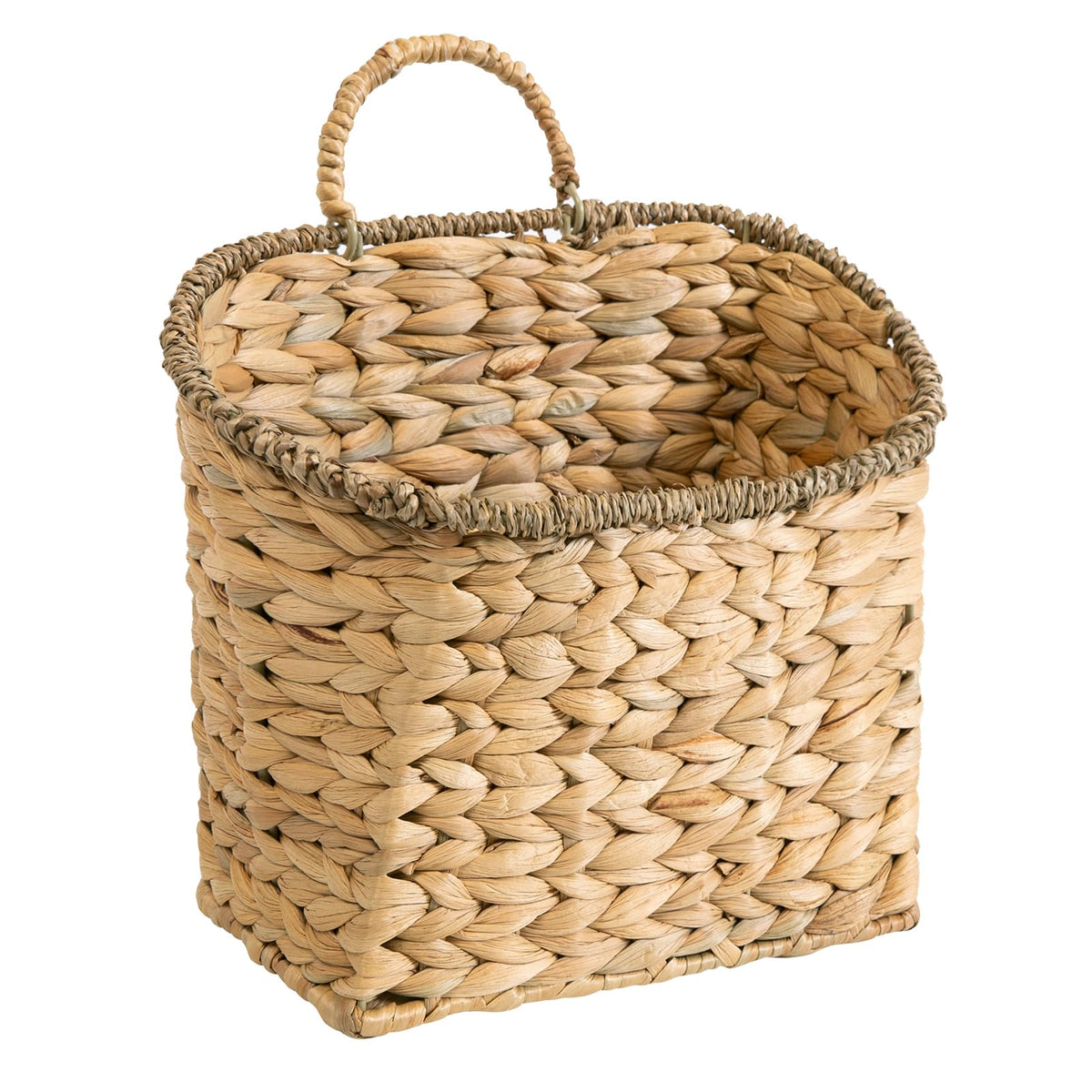 Quincry indoor-outdoor woven basket suited for kitchen and balcony spaces.