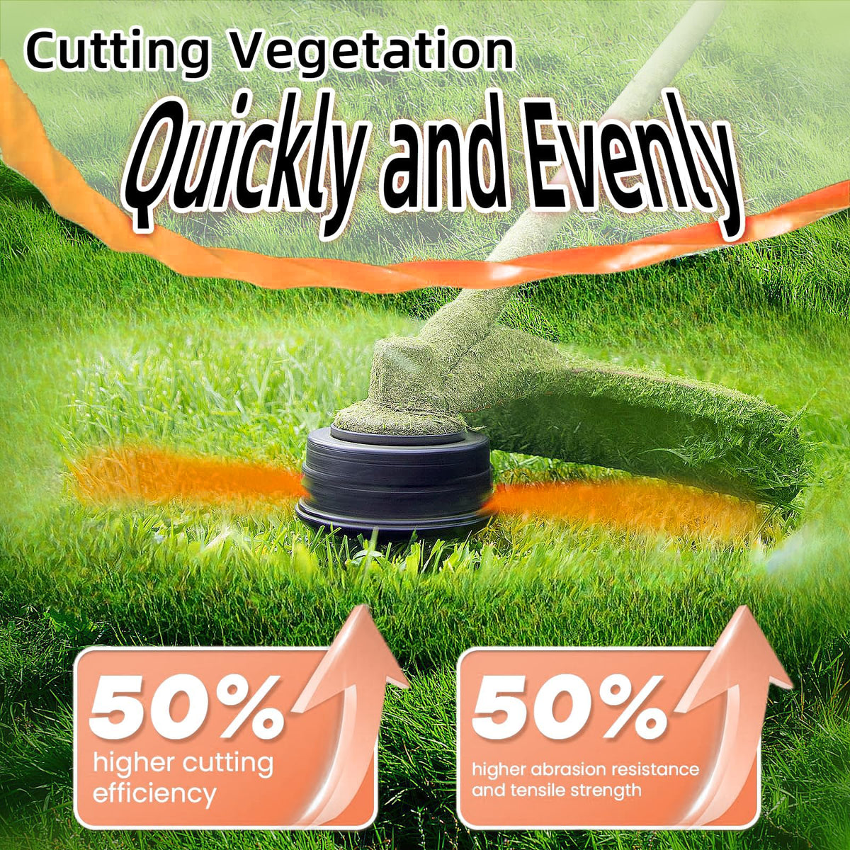 Quintillus 095 trimmer line compatible with Ryobi and Echo weed eaters