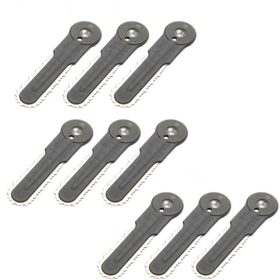 Quintillus H01 replacement blades for a bladed trimmer head provide cleaner cuts and safer operation