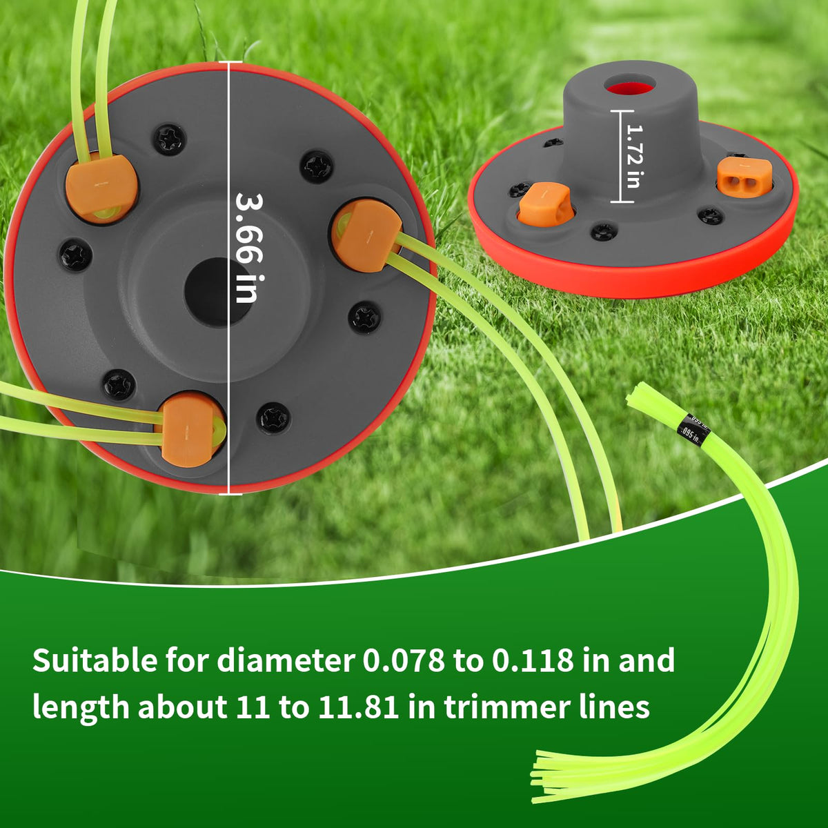 Quintillus H09 in action on a lawn delivers clean, precise cuts.