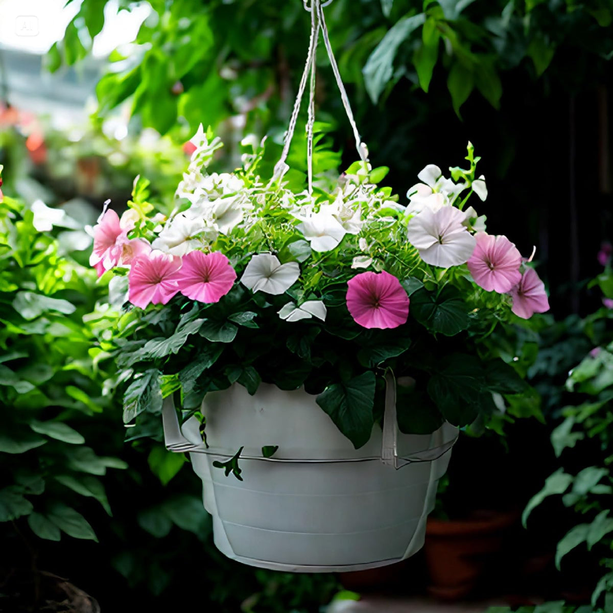 Quintriae 12-inch top and 9.5-inch bottom tray fits 11–12 inch pots.