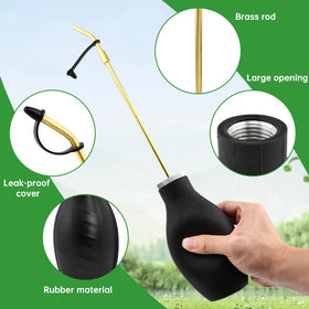 Quivorant diatomaceous earth duster scoop included for easy loading