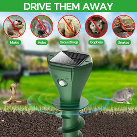 QULEM Safe for humans and pets; non-toxic deterrence without harmful substances.