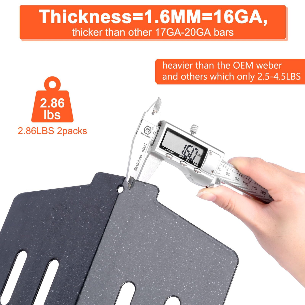 Dimensions 13 1/4 by 8 3/4 inches ensure Genesis 300 series fit.