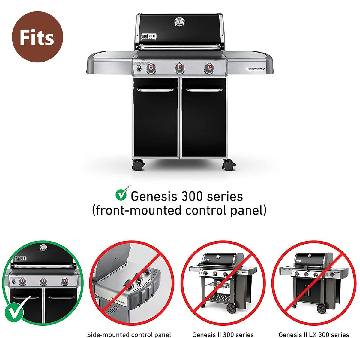 Compatible with Genesis E/S-310 and E/S-330 2011–2016.