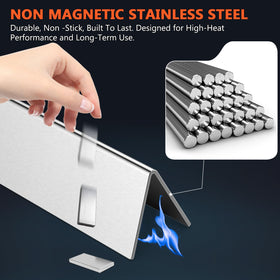 QuliMetal flavorizer bars distribute heat evenly for consistent grilling and flavor.
