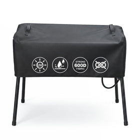 QuliMetal patio cover fit-stove shields Camp Chef stoves from rain