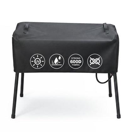 QuliMetal patio cover fit-stove shields Camp Chef stoves from rain