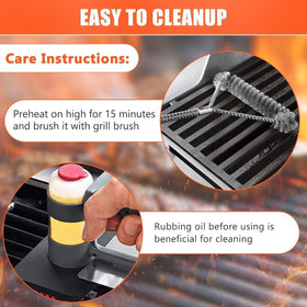 QuliMetal precise temperature control for dependable grilling.