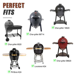 QuliMetal round grate for Char-Griller E16620 ensures easy cleaning and maintenance.