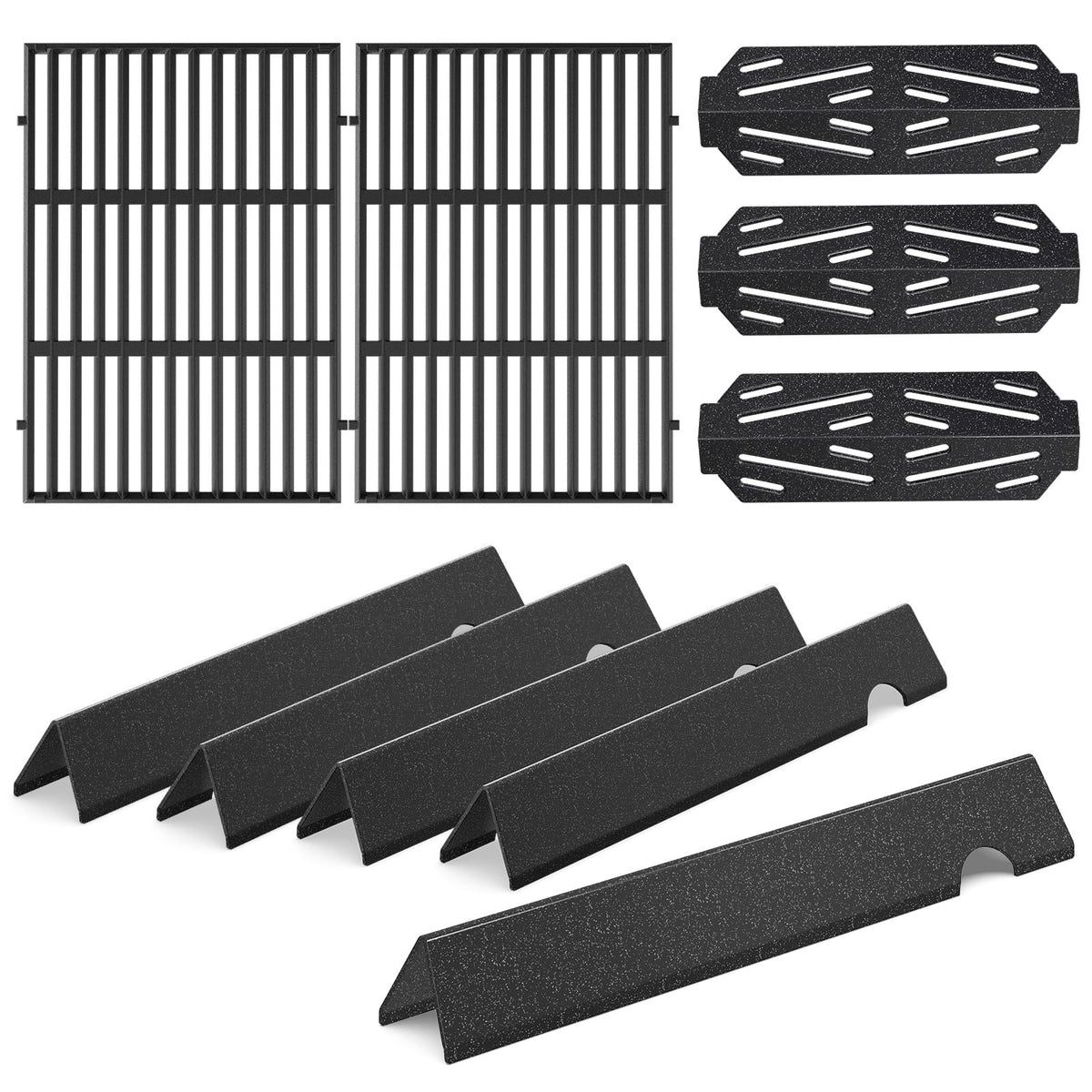 QuliMetal Weber Genesis II cast iron grates for even searing and heat retention.
