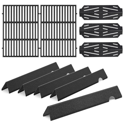 QuliMetal Weber Genesis II cast iron grates for even searing and heat retention.