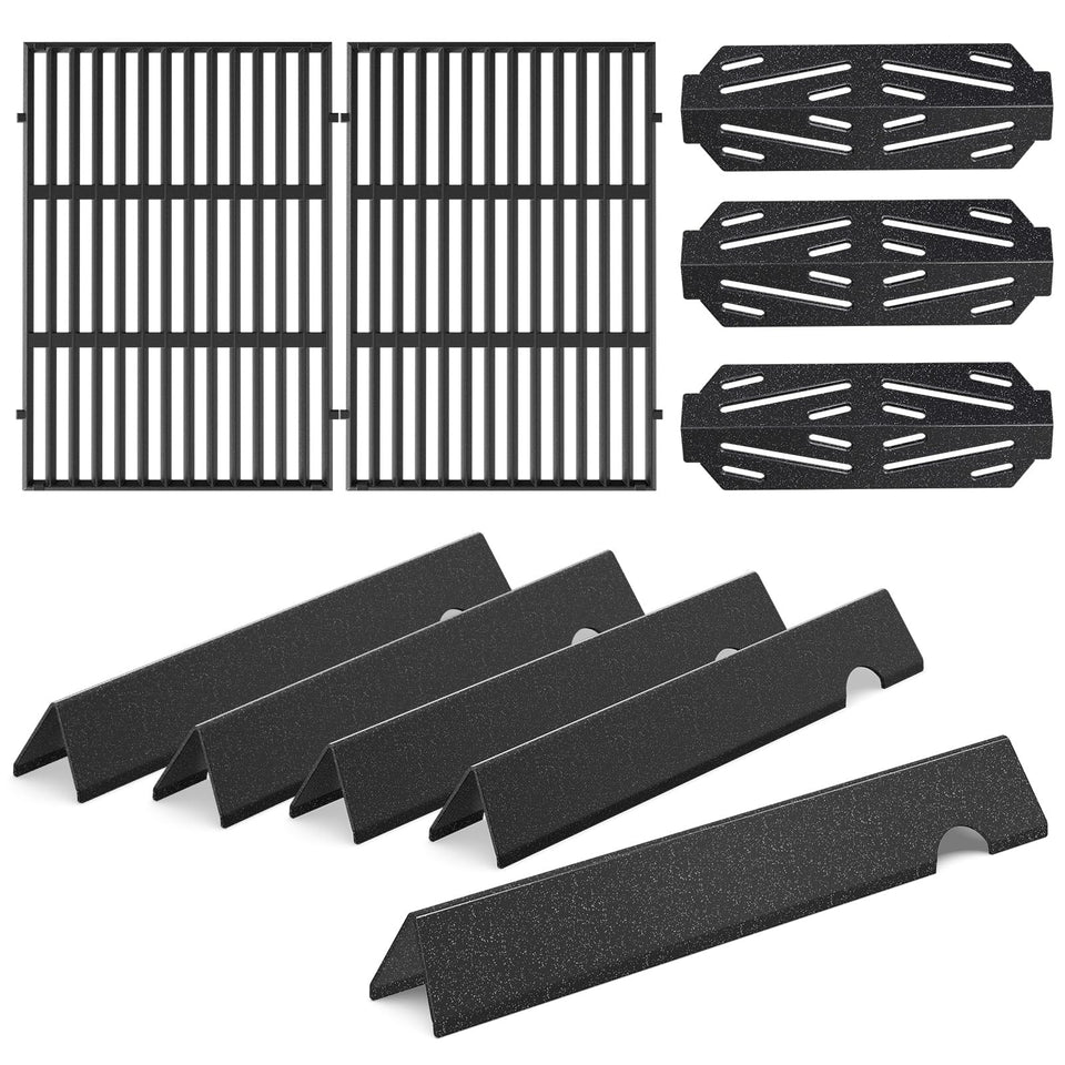 QuliMetal Weber Genesis II cast iron grates for even searing and heat retention.