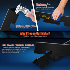 QuliMetal 15.3 flavorizer bars demonstrate heat diffusion and burner protection.